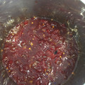 El cooksnap de Elena cuando hizo Mermelada de pimientos de piquillo.