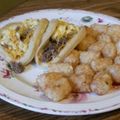altrojans's cooksnap of when they made Waffle Tacos.