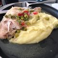 El cooksnap de Diego Arias Morales cuando hizo Pollo arvejado a la chilena.