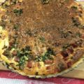 El cooksnap de Maria Paz Dominguez/ @pacitamama en instagram cuando hizo Quiche de palmitos y jamón.