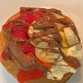 Sneha Patel's cooksnap of when they made નટેલા બનાના પેનકેક (Nutella Banana Pancake Recipe In Gujarati).