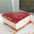 Cooksnap dari sylvi untuk resep 21st recipe for my 21st birthday🙃 Strawberry Cheesecake-No Bake