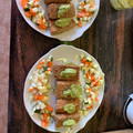 El cooksnap de Jose Angel Felipe Tamarit cuando hizo Tataki de salmón acompañado de salsa de aguacate y encurtidos.