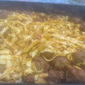 El cooksnap de claudia beatriz Alberto cuando hizo Fideos con tuco y albóndigas 😋.