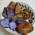 Sudha Banjara Vasani's cooksnap of when they made રતાળુ પૂરી.