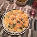 El cooksnap de MMar González Gómez cuando hizo Tortilla de espinacas y queso de cabra.