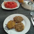 El cooksnap de Mauro Rodríguez cuando hizo Hamburguesas de lentejas.