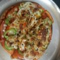 Vrinda Idnani's cooksnap of when they made Homemade pizza.
