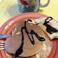 El cooksnap de Maria Jose Armero cuando hizo Tortitas americanas o pancakes.