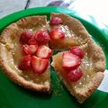 El cooksnap de pamerobinson cuando hizo Tarta de frutilla y crema pastelera vegana.