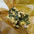 Cooksnap dari Fulla Kukuh Handoyo untuk resep 44.3~ Pepes Tempe Teri - Daun Singkong