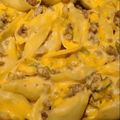 kimmy.jaye's cooksnap of when they made Philly cheese steak stuffed shells.