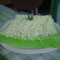 Cooksnap dari bundaqaleyuka untuk resep Brownies Kukus Pandan