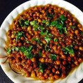 Areeba Muhammed's cooksnap of when they made Kalay cholay.