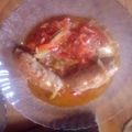 El cooksnap de Luis Efrain Muñoz cuando hizo Chorizo a la pomarola con vino.