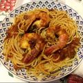 Cooksnap από 𝒳𝓇𝓊𝓈𝑜𝓊𝓁𝒶 𝒦𝑜𝓃𝓉𝑜𝓅𝑜𝓊𝓁𝑜𝓊 στη συνταγή Γαριδομακαρονάδα με φρέσκα λαχανικά