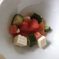 Leonella's cooksnap of when they made 🍅🥒 Bauernsalat 🧅🥖.