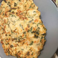 El cooksnap de Marvi cuando hizo Hamburguesas de pollo y espinacas.