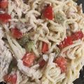El cooksnap de YUNISLEIDIS 🌹 cuando hizo Ensalada de codito con pechuga de pollo y atún.
