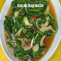 Cooksnap Kakak Faa semasa beliau membuat Kailan Ikan Masin.