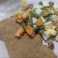 El cooksnap de Mirna Lucia cuando hizo Milanesa Argentina.