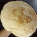 El cooksnap de Ro Serra cuando hizo Tarta chilena (dulce de leche y merengue).