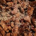 El cooksnap de Cecilia Zambelli Botto cuando hizo Pollo al wok en salsa agridulce con aceto y miel.