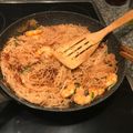 El cooksnap de Patricia Ruiz Garcia cuando hizo Pad thai (fideos fritos con gambas ).