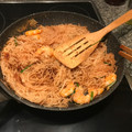 El cooksnap de Patricia Ruiz Garcia cuando hizo Pad thai (fideos fritos con gambas ).