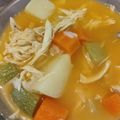 El cooksnap de Esme Rodríguez cuando hizo Caldo de pollito.