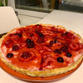 El cooksnap de Ale Maldonado cuando hizo Tarta de frutillas sin azúcar.