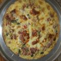 El cooksnap de Mari Gallarato cuando hizo Tarta de puerros jamón crudo y queso brie.