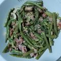 El cooksnap de Belen Moreno cuando hizo Judías verdes con champiñones y jamón.