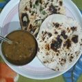 Krish Singhal का कुकस्नैप जब उन्होंने दाल मखनी और नान(daal makhni aur naan recipe in hindi) बनाया था।