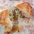 El cooksnap de Ana Miriam Romero cuando hizo Pollo relleno con provolone y morón.