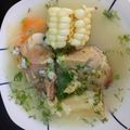 El cooksnap de Eve La Foka Muñoz cuando hizo Caldo blanco ecuatoriano.