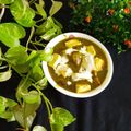 Sudha Singh का कुकस्नैप जब उन्होंने राजस्थानी ढाबा स्टाइल पालक पनीर (Rajasthani Dhaba style palak paneer recipe in Hindi) बनाया था।