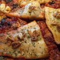 El cooksnap de David Rius Hernández cuando hizo Bacalao con pisto al horno.