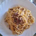 El cooksnap de Anna Corbalán cuando hizo Pasta a la carbonara.