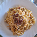 El cooksnap de Anna Corbalán cuando hizo Pasta a la carbonara.