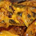  Chef Richa pathak. का कुकस्नैप जब उन्होंने प्याज़ करेला की सब्जी (pyaz karela ki sabzi recipe in Hindi) बनाया था।