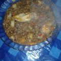 El cooksnap de maria cuando hizo Guiso de lentejas con alitas de pollo.