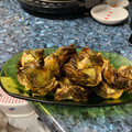 El cooksnap de Mar Vilches Carrasco cuando hizo Alcachofas fritas en freidora de aire Cosori.