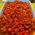 El cooksnap de Pamela Morales cuando hizo Mermelada de pimentón & queso crema.