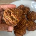 El cooksnap de Heidy Santos cuando hizo Galletas de avena, banana y mantequilla de maní 🥜 sin azúcar ni edulcorante 🍌 veganas.