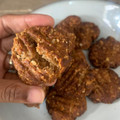 El cooksnap de Heidy Santos cuando hizo Galletas de avena, banana y mantequilla de maní 🥜 sin azúcar ni edulcorante 🍌 veganas.