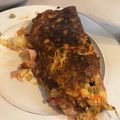 El cooksnap de Pablo Alfaro cuando hizo Omelette de jamón y queso.