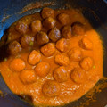 El cooksnap de brujo27 cuando hizo Albóndigas jardinera.
