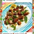 El cooksnap de Josemi CilantroYHierbabuena cuando hizo Tomates cherry asados con salsa de yogur griego.