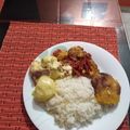 El cooksnap de John cuando hizo Papa con queso crema y jamón.
